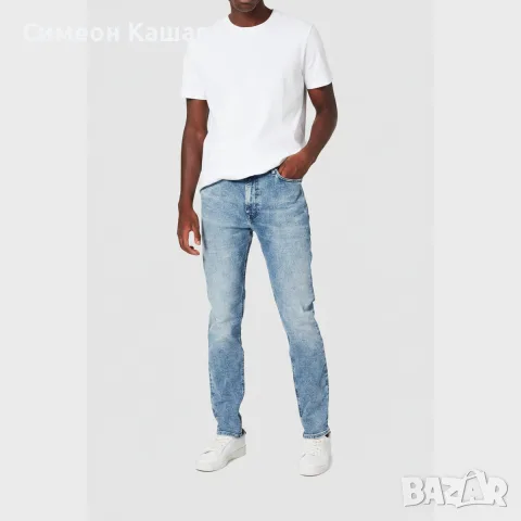 Мъжки дънки Tommy Jeans Simon Skinny Fit, Светъл деним