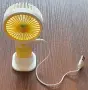 Мини вентилатор с USB кабел за зареждане , снимка 2