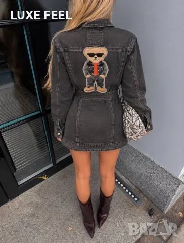 Pinko ⚜️Дамскa Дънкова Рокля , снимка 3 - Рокли - 56728873