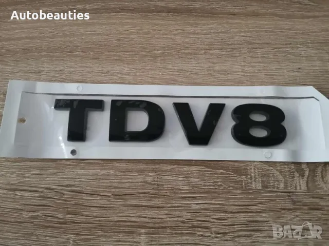 Range Rover TDV8 черен гланц емблема