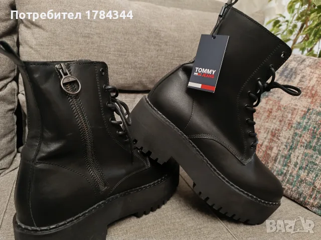 Боти Tommy Jeans , снимка 2 - Дамски ботуши - 56686931
