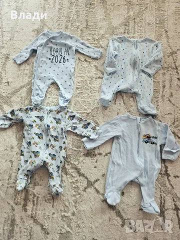 Бебешки бедите 4бр.за новородено , снимка 2 - Бодита за бебе - 56657373