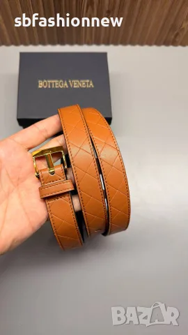 💎Bottega Veneta💎 колан естествена кожа, снимка 5 - Колани - 56588344