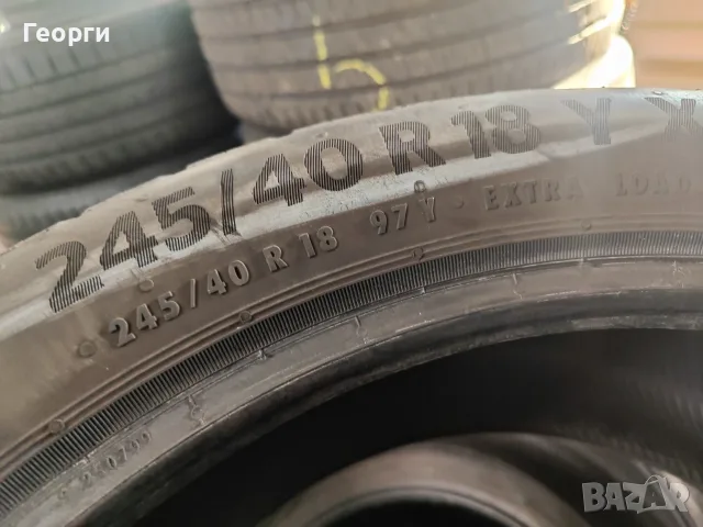 2бр.летни гуми 245/40/18 Continental, снимка 8 - Гуми и джанти - 56615074