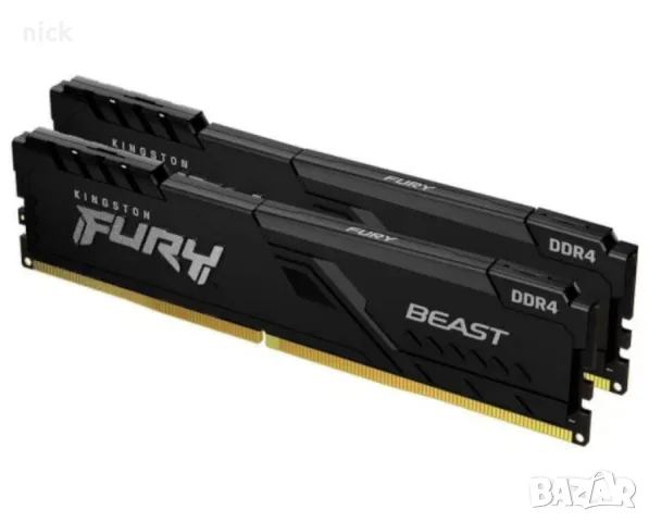 Памет 16GB (2x8GB) DDR4 3200 Kingston Fury Beast - Мощен геймърски и работен компютър