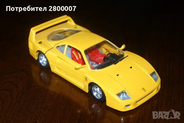 FERRARI F40 (1987). Bburago 1/24