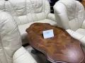 Махагонова холна ниска маса, снимка 1