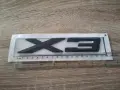 черна емблема BMW X3, снимка 2