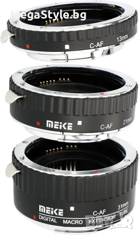 Удължителни тръби за автофокус AF, съвместими с фотоапарати Canon EOS, метални MK-C-AF1A