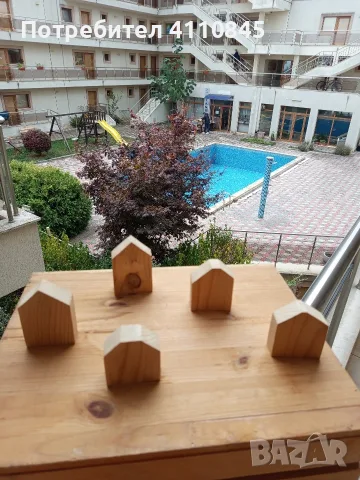 Продавам малки дървени къщички за оцветяване и създаване на творчески проекти и диорами . Фиг.4