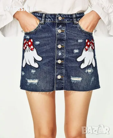 Дънкова пола на ZARA