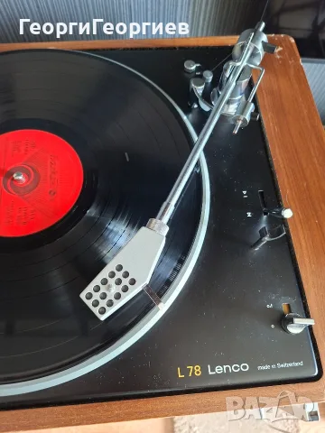 LENCO L 78 turntable. , снимка 7 - Грамофони - 56632771