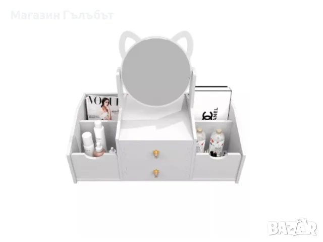Козметичен органайзер,Cat Mirror, снимка 4 - Органайзери - 56585119
