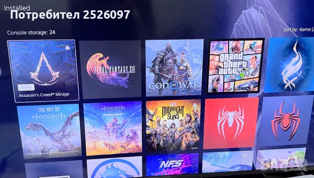 SONY PlayStation PRO PS5 + контролера и игри, снимка 12 - PlayStation конзоли - 56673078