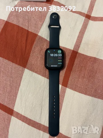 Apple watch series 9 (GPS).Бърза продажба!!!!Бартер за по нов модел с доплащане от моя страна!, снимка 2 - Смарт часовници - 56555903