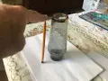 Ваза, руска, стъклена, снимка 5