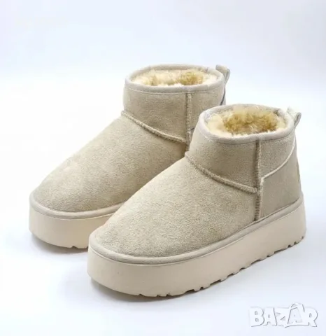 Ugg боти в цвят светъл беж, снимка 2 - Дамски боти - 56662739