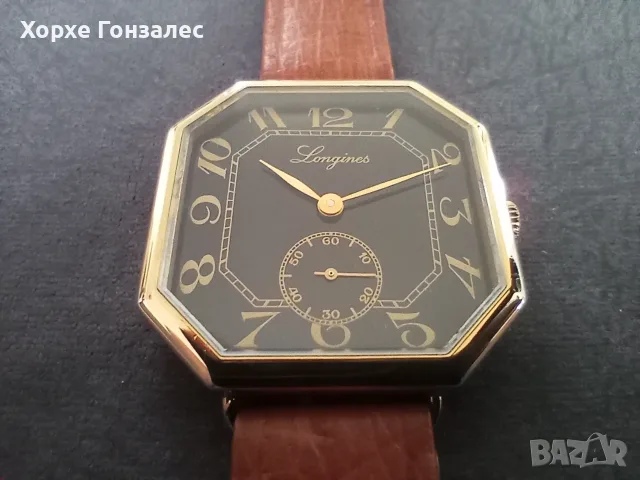 Longines Octagon 1970' Goldplated, 30mm, снимка 2 - Дамски - 56721317