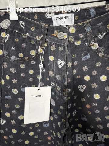 Дънки Chanel хит модел !!!, снимка 2 - Дънки - 56585040