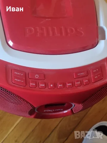  Радио cd Philips AZ215R/12, снимка 4 - Радиокасетофони, транзистори - 56741436