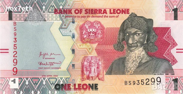 ⭐ Сиера Леоне 2022 1 леоне UNC нова ⭐, снимка 2 - Нумизматика и бонистика - 56610918