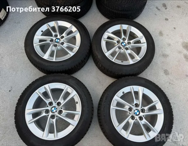 16ки джанти 5х112 от BMW със зимни гуми Continental 