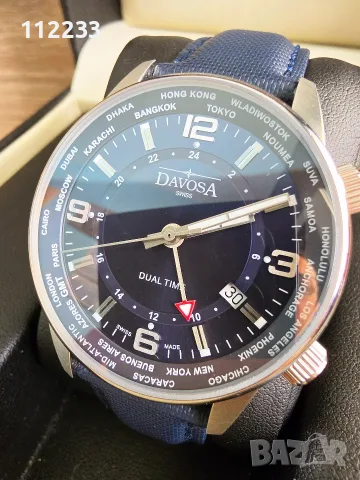 БАРТЕР Davosa Vireo Dual Time, снимка 3 - Мъжки - 56213418