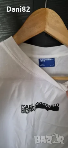 Оригинална тениска Karl Lagerfeld, снимка 2 - Тениски - 56644224