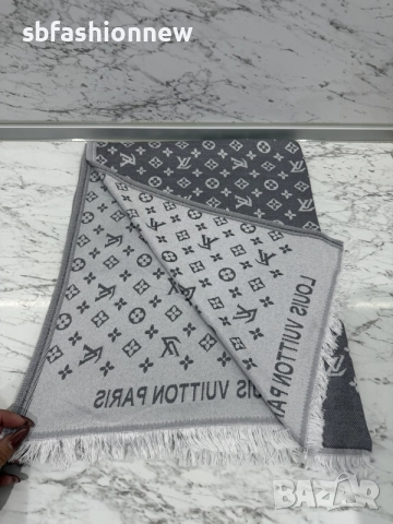 Louis Vuitton шал кашмир , снимка 7 - Шалове - 56559424