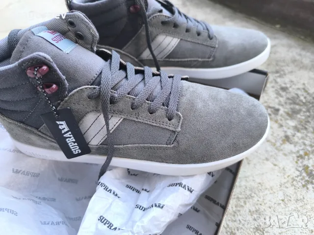 Нови кецове Supra Bandit Charcoal Grey, снимка 7 - Спортни обувки - 56660238