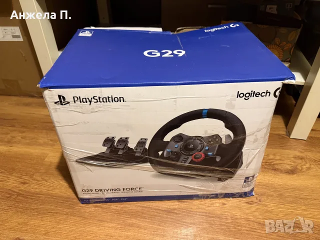 Logitech G29 Driving Force с педали, като нов, с кутия