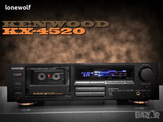 Касетен дек Kenwood kx 4520, снимка 2 - Декове - 56669334