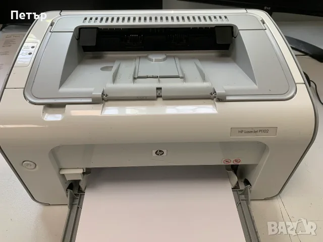 Лазерен принтер HP LaserJet P1102, снимка 2 - Принтери, копири, скенери - 56608243