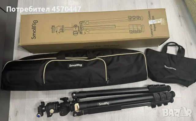 Статив SmallRig - CT200 Lateral Center Column, снимка 2 - Чанти, стативи, аксесоари - 56699979