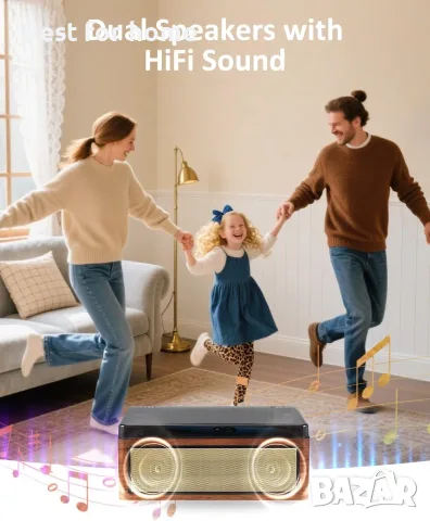 CD плейър с Bluetooth вход и изход G Keni, снимка 4 - Плейъри, домашно кино, прожектори - 56664664