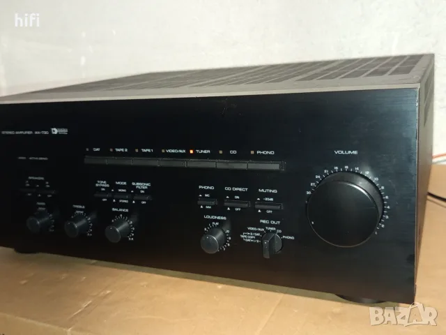 Стерео усилвател Yamaha AX-730, снимка 4 - Ресийвъри, усилватели, смесителни пултове - 56587403