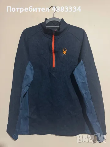 Spyder Sweater Mens 1/2 Zip Fleece Pullover