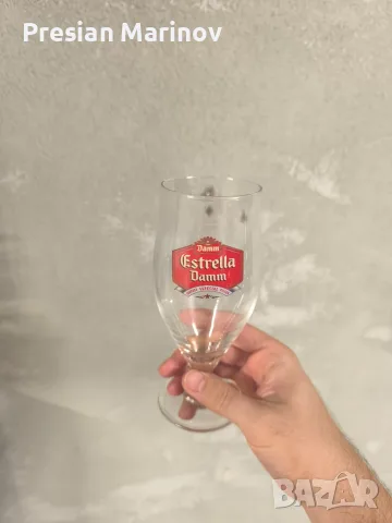 3бр Чаши за бира "Estrella Damm"