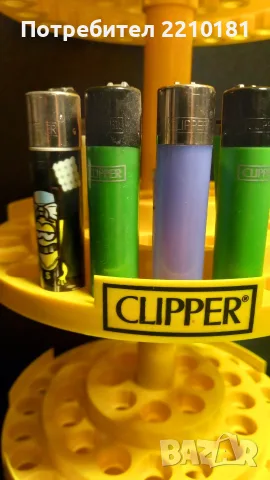 Поставка за запалки CLIPPER , снимка 3 - Оборудване за магазин - 56642858