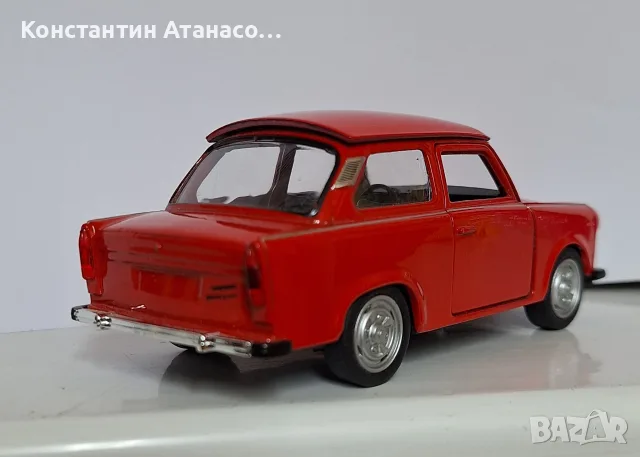 Метална количка Трабант, снимка 5 - Коли, камиони, мотори, писти - 56628323