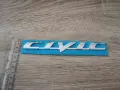 сребрист надпис Honda Civic Gen 8, снимка 3
