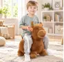 Плюшен бик за яздене, Надуваема играчка , снимка 1