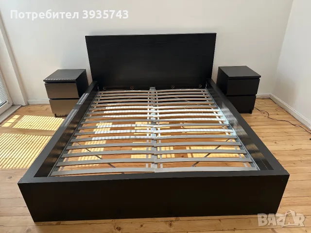IKEA спалня комплект Malm, снимка 2 - Спални и легла - 56652779