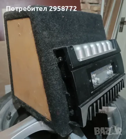 Бас каса и усилвател JVC, снимка 2 - Тонколони - 56629391
