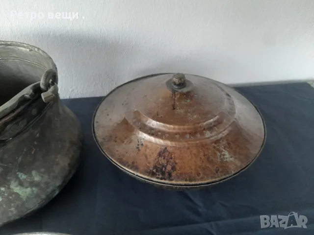 Стара медна посуда, снимка 5 - Антикварни и старинни предмети - 56601997