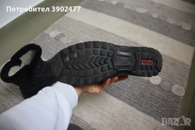 Дамски топли ботуши Rieker размер 41, снимка 2 - Дамски ботуши - 56700903