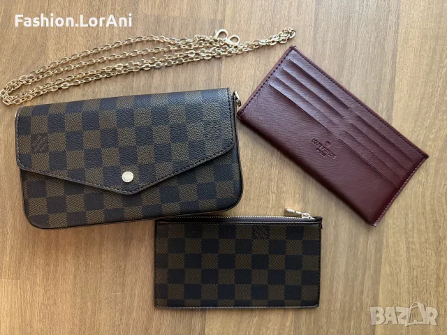 дамска чанта 3 в 1  louis vuitton