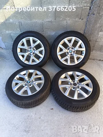 17ки джанти 5х112 от BMW със зимни гуми Pirelli 