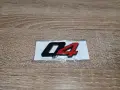 Maserati Q4 емблема черно с червено, снимка 1