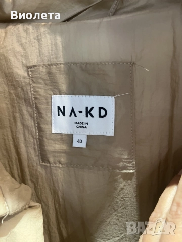 Дамско дълго яке Na-Kd размер Л-Хл, снимка 4 - Якета - 56607720